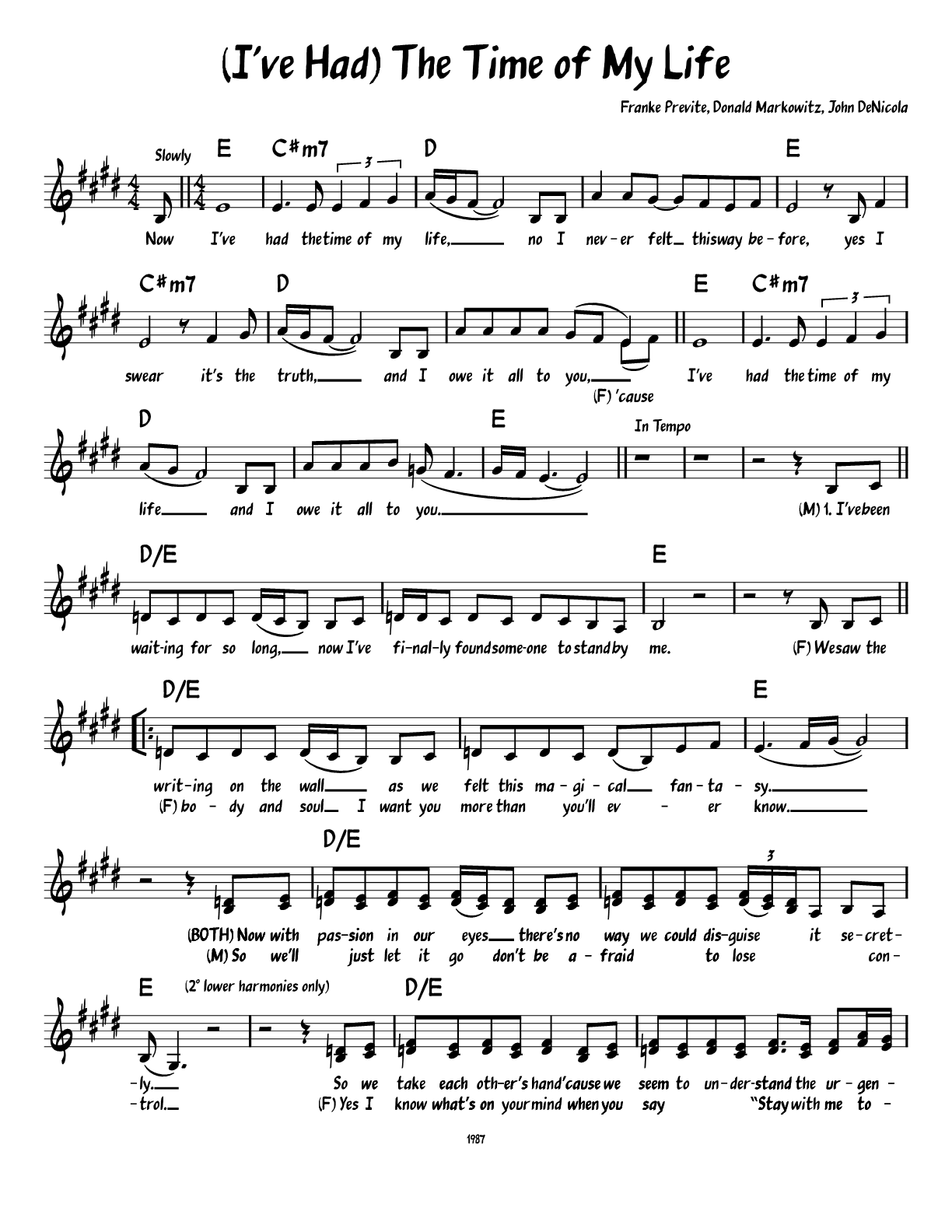 Sheet Music